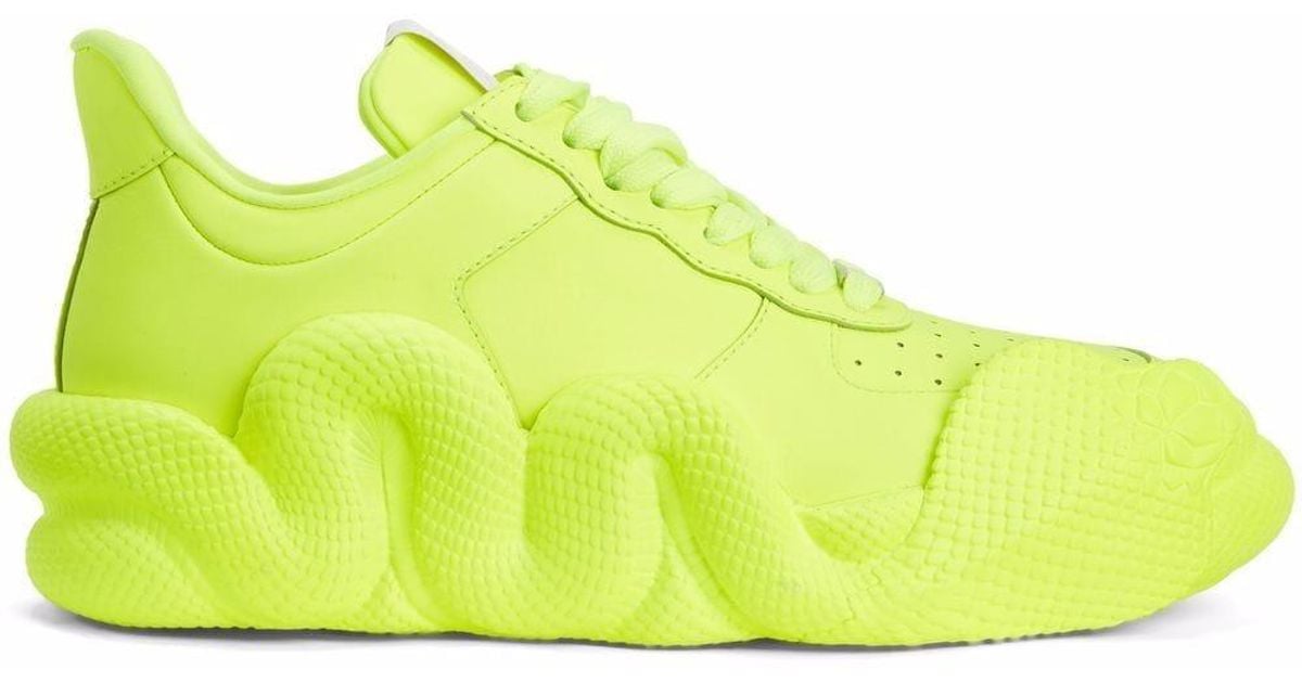 giuseppe zanotti snake sneakers