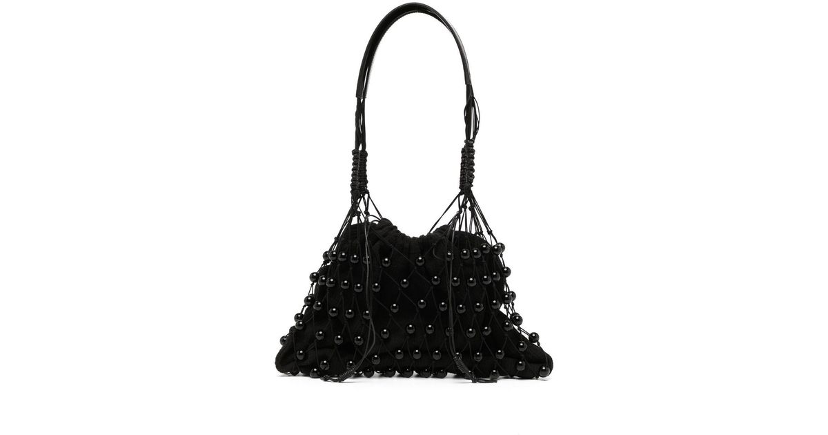Low Classic Leather Beaded Tote Bag in Black | Lyst Canada