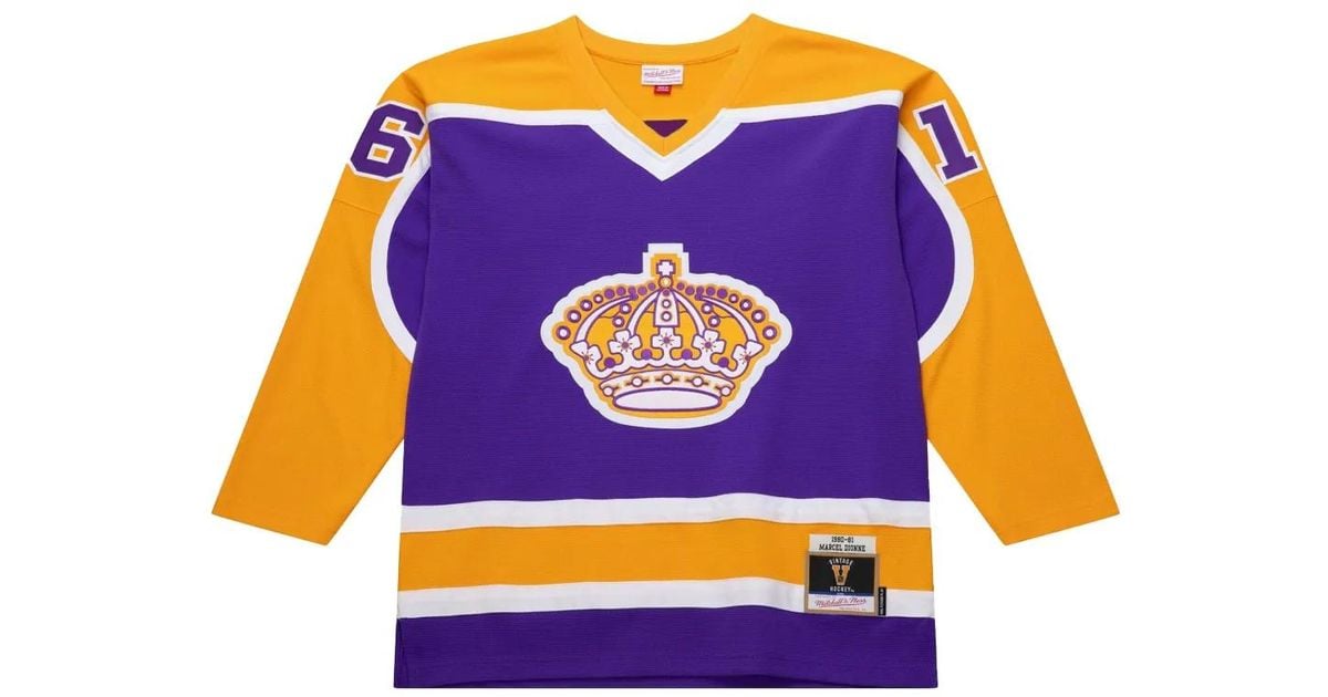 Mitchell & Ness Men's NHL Dark Jersey Flames 1988 Lanny Mcdonald Jerseys