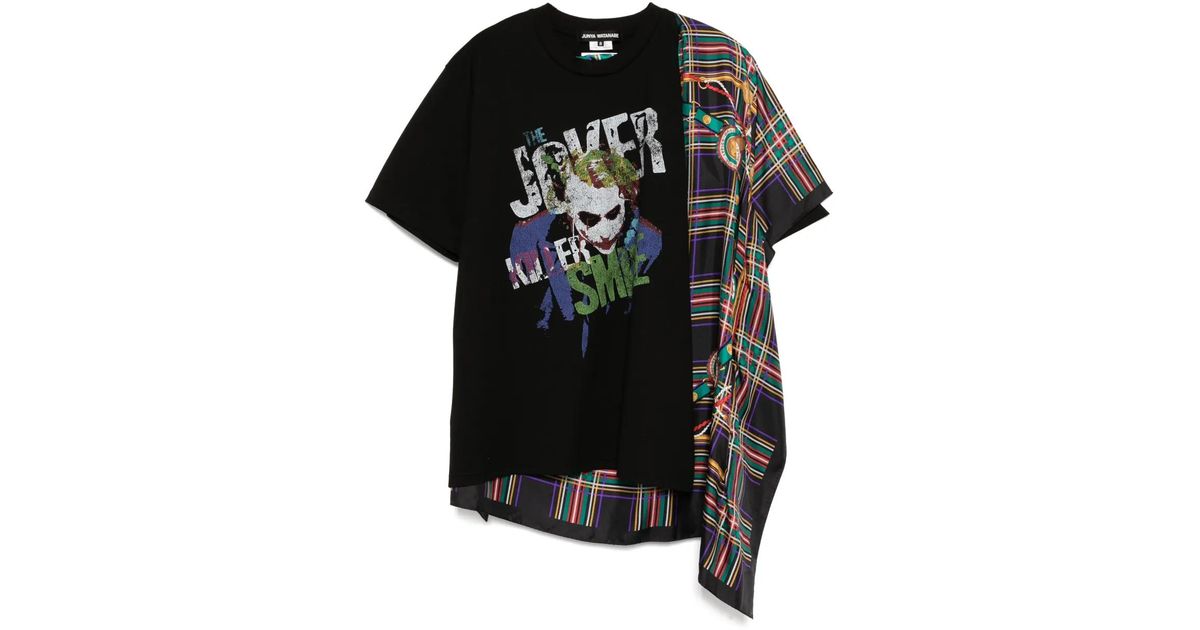 JUNYA WATANABE Over size Tシャツ Joker Junya Watanabe Joker Caped T-Shirt in Black | Lyst