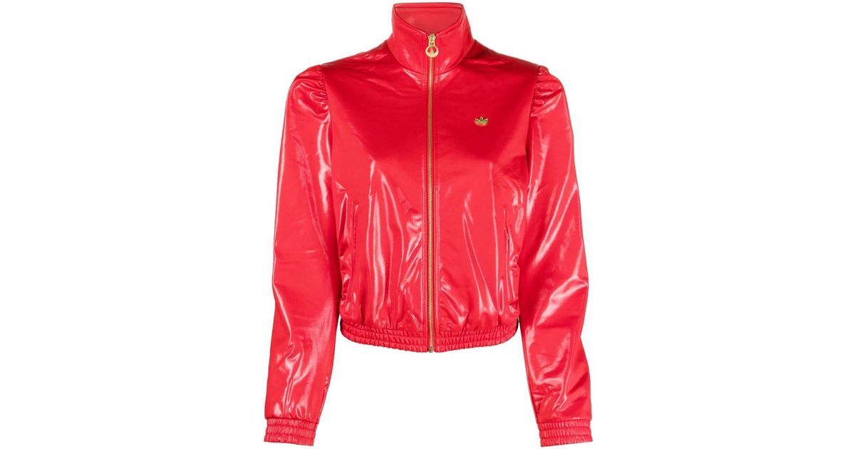 adidas Chile Firebird Track Jacket in Red | Lyst