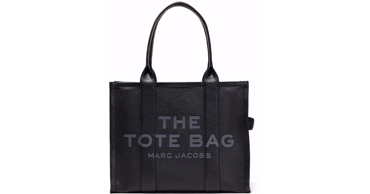 Marc Jacobs The Large Leather Tote Bag in Black - Lyst