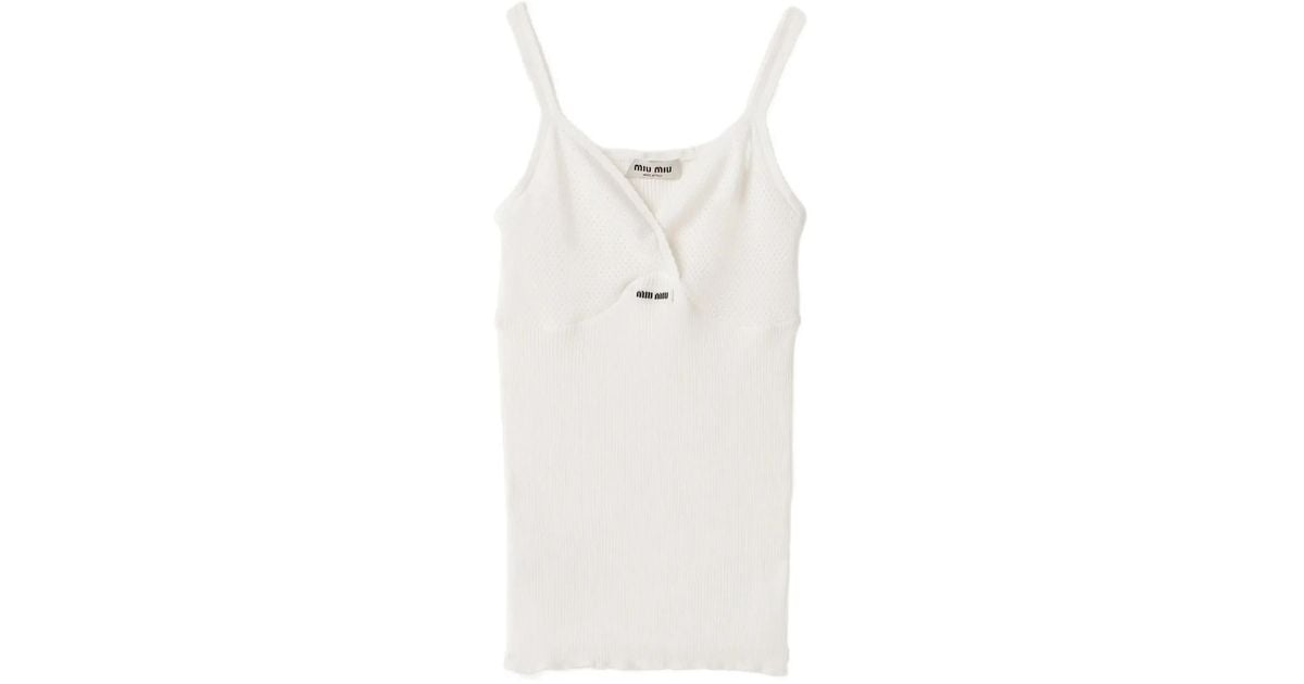 MIUMIU 26S KNIT TANK TOP 1002