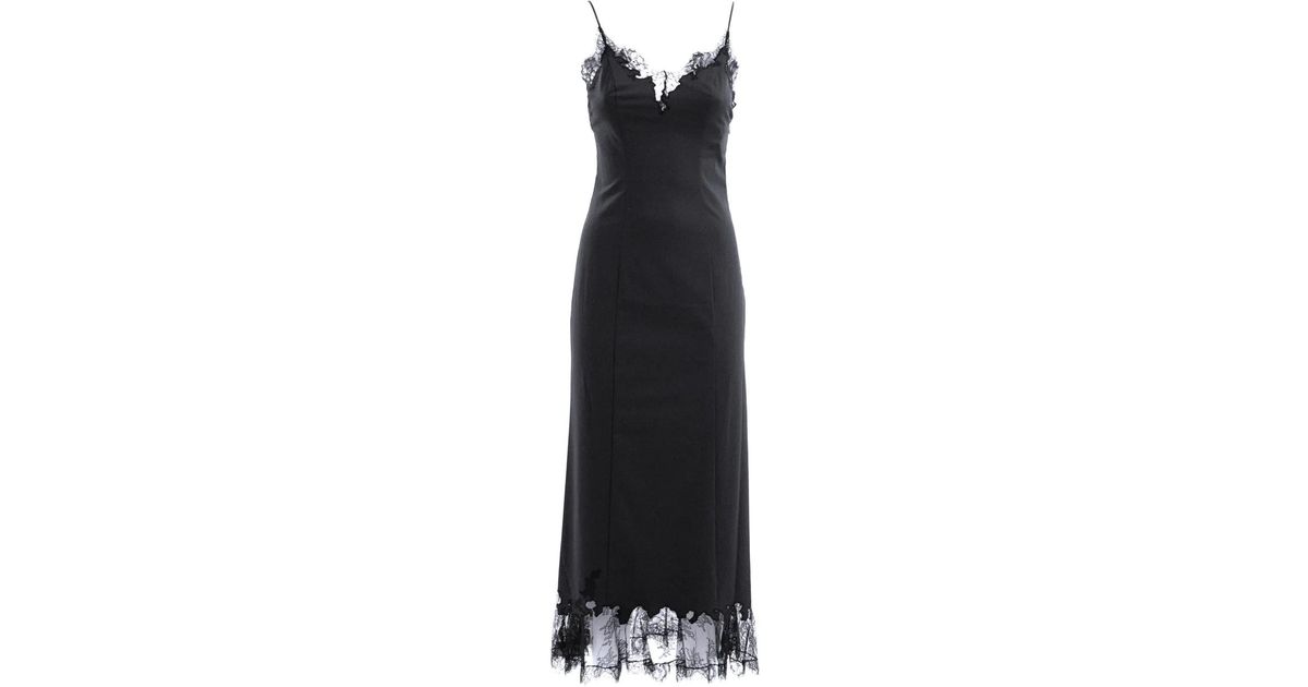 chinese dress ladies Staud Colette Black Embellished Scallop Mini Dress