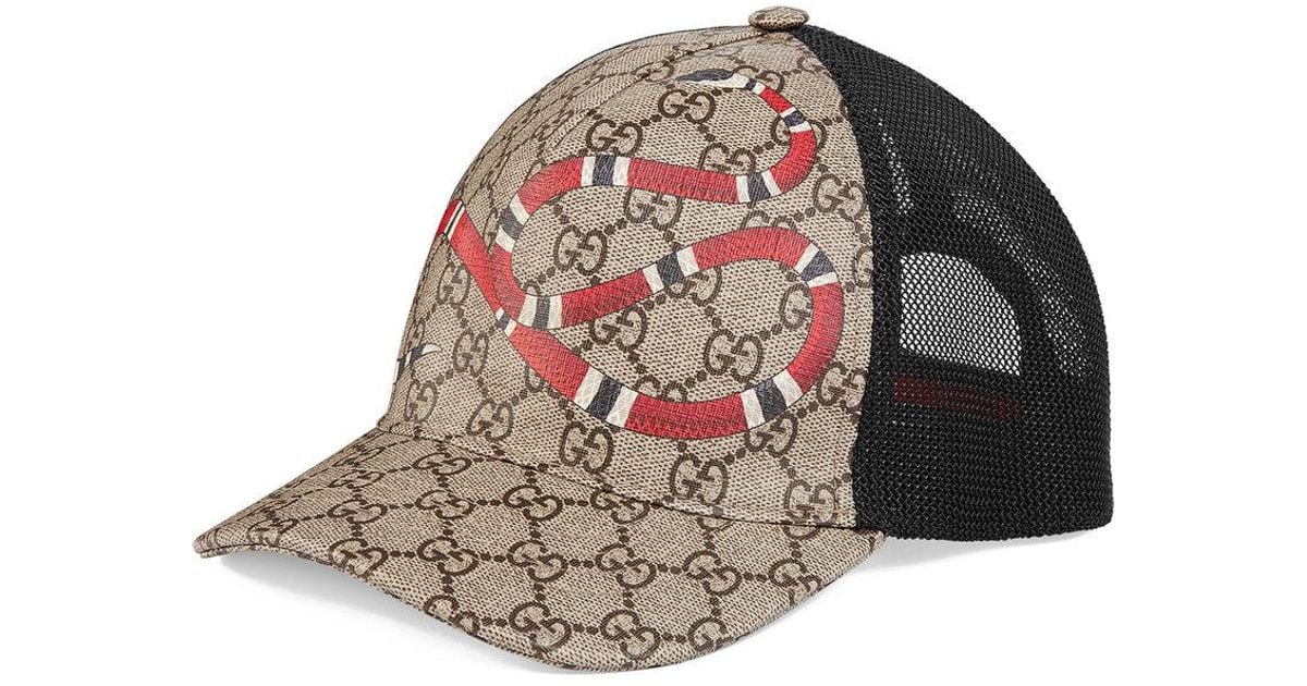 Cappello da baseball 'Kingsnake' di Gucci | Lyst