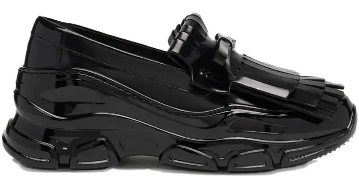 Simone Rocha Fringe Tracker Loafer in Black for Men | Lyst UK