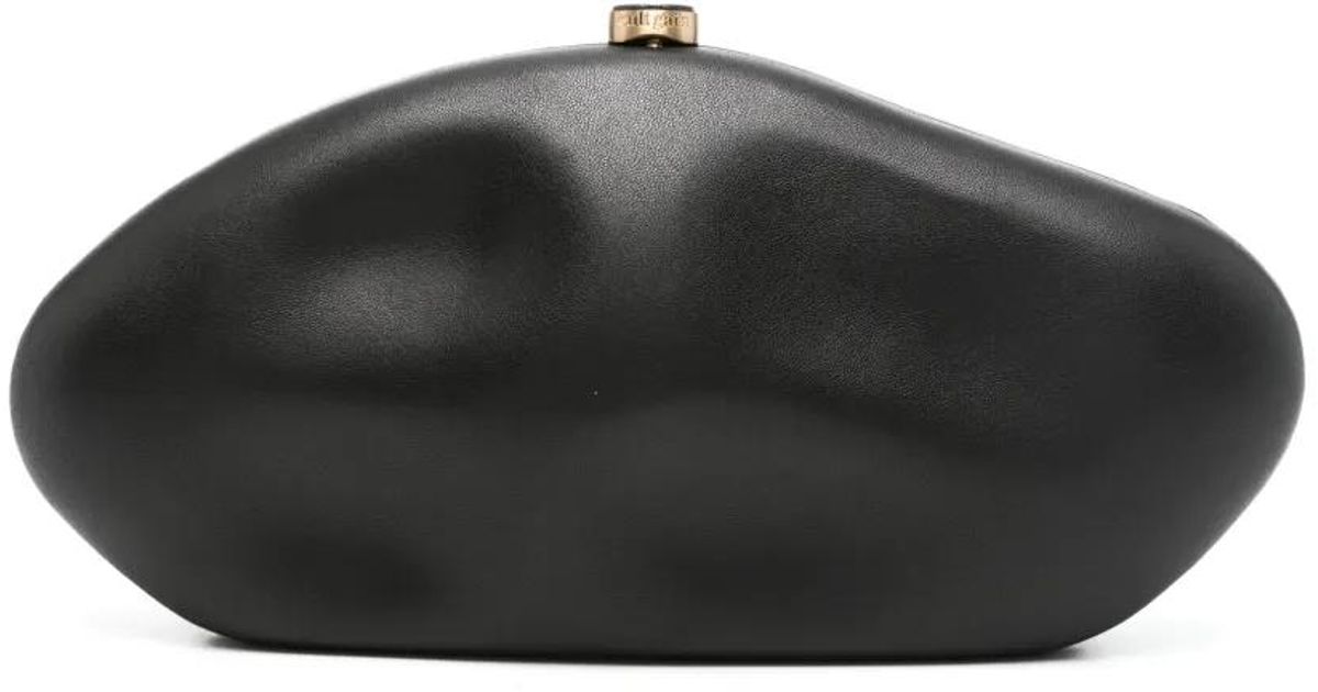 クラッチバッグ The Caldera Clutch - Cult Gaia - Leather - Black THE CALDERA CLUTCH - BLACK – CULT GAIA