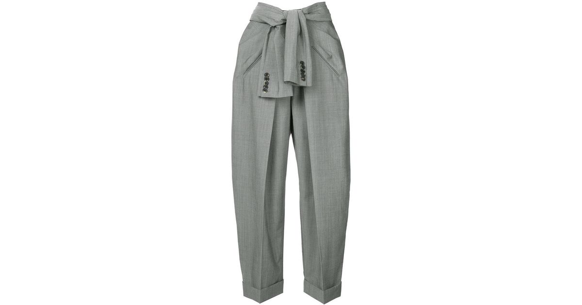 alexander wang tie front jeans