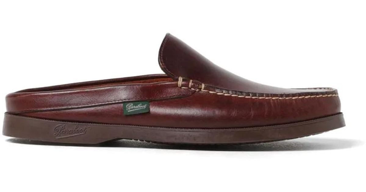 Paraboot Bahamas Slip-On Mules in Brown for Men | Lyst Australia