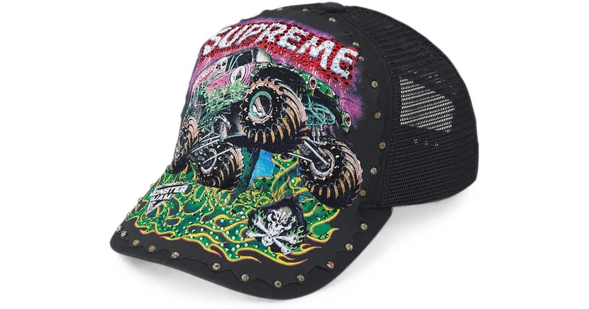 Supreme X Monster Jam Grave Digger Mesh-Back Cap in Green for Men