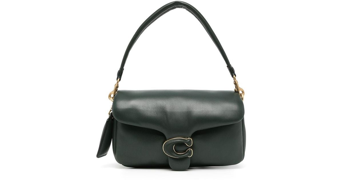 COACH Leather Tabby Shoulder Bag in Green | Lyst UK