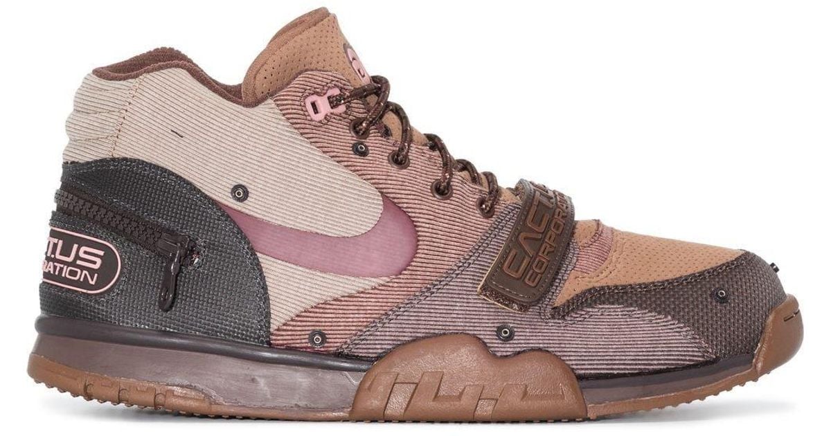 Nike X Travis Scott Cactus Jack Air 1 Sneakers in Brown for Men Lyst Australia