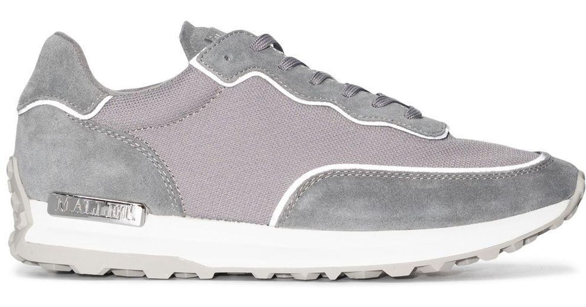 Mallet Suede Caledonian Twotone Sneakers in Grey (Gray) for Men Lyst