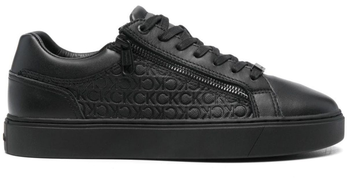 calvin klein logo sneakers