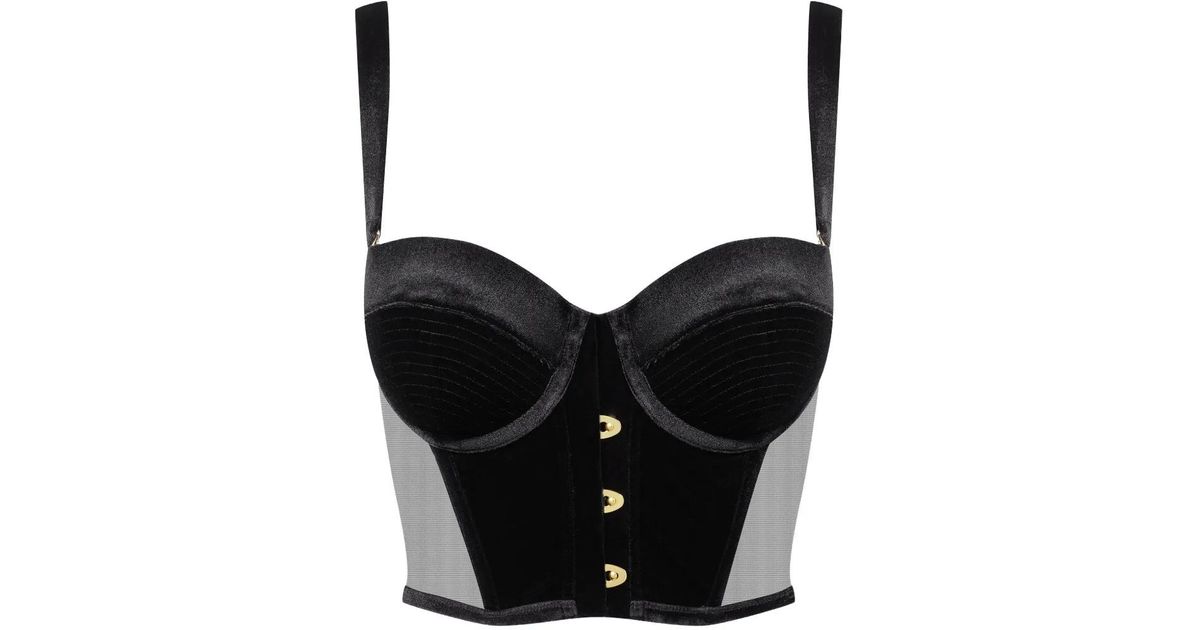 Maison Close Rococo Maison Close X Scandale Rococo Bustier Bra in Black | Lyst