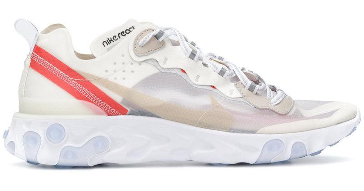 Nike Rubber React Element 87 Sneakers 