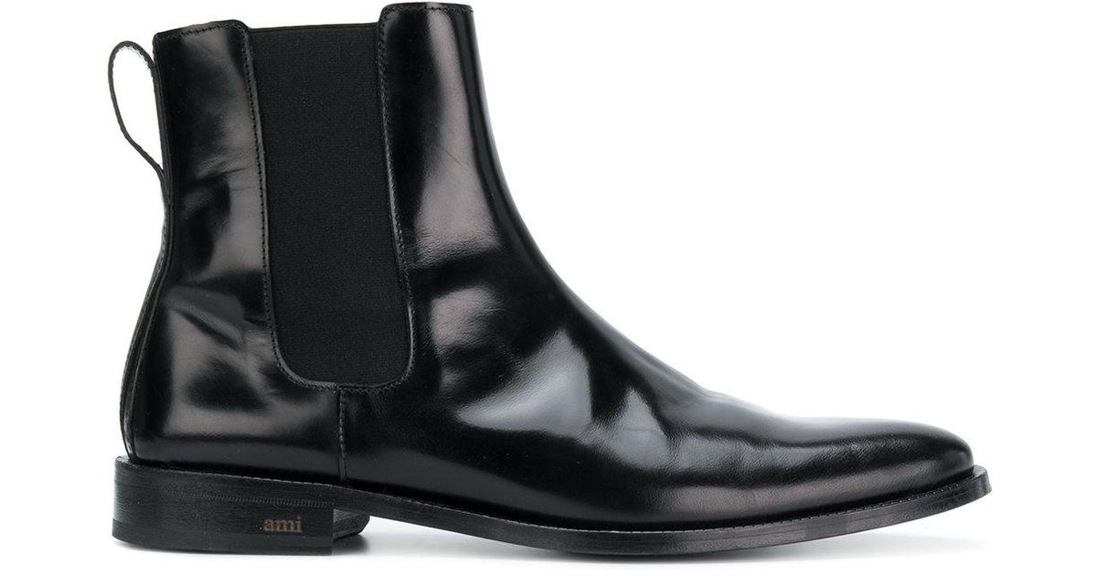 the ivy chelsea boot in leather