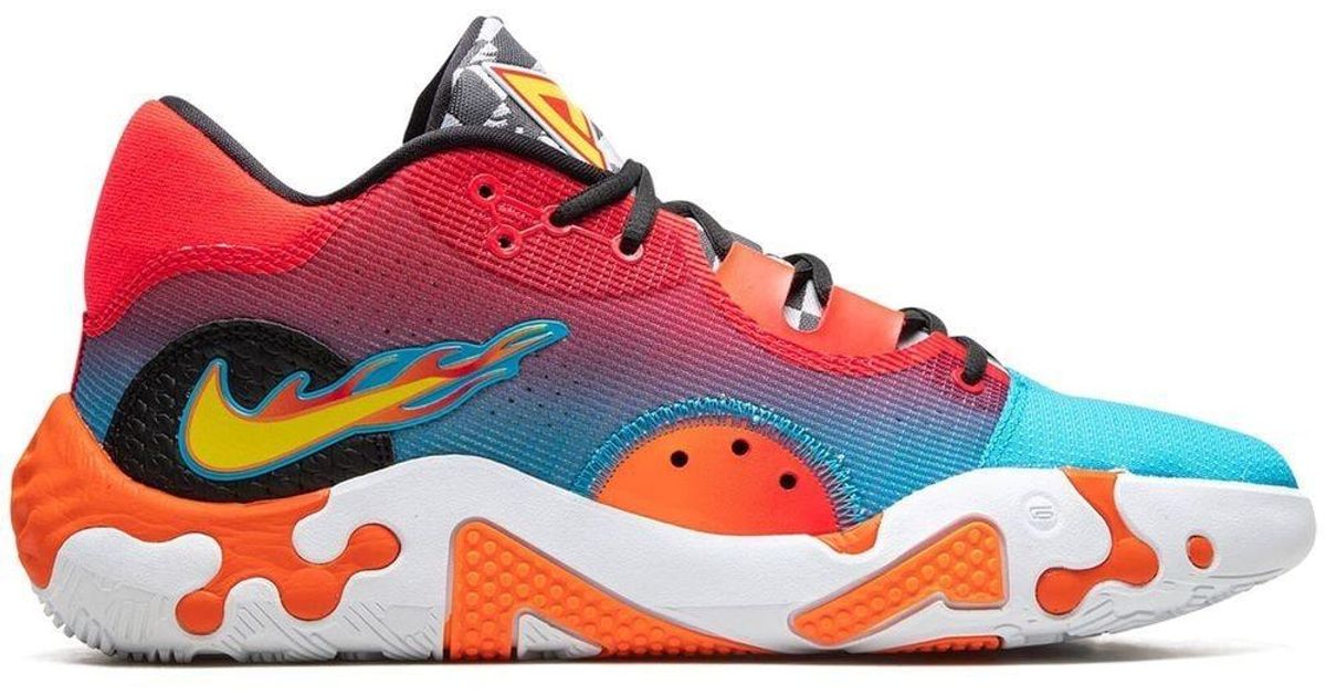 Nike Pg 6 Nrg "hot Wheels" Sneakers in Red for Men Lyst