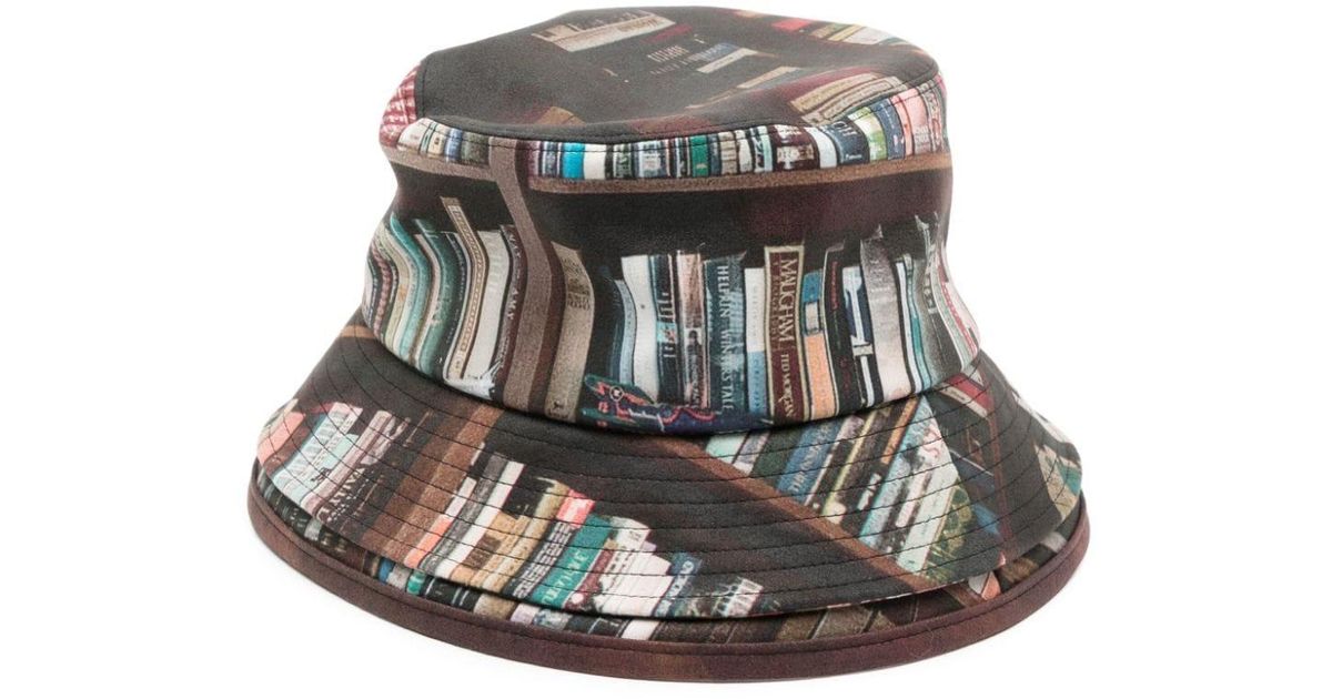 Sacai Interstellar Double-brim Bucket Hat in Grey | Lyst Canada