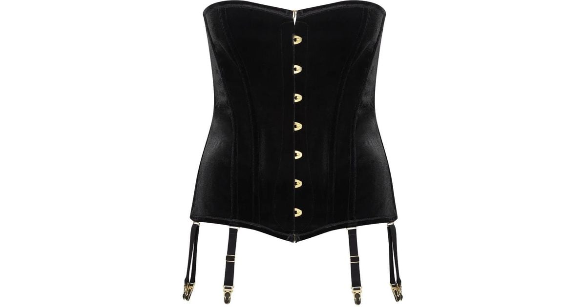 Maison Close Rococo Maison Close X Scandale Rococo Garter Corset in Black | Lyst