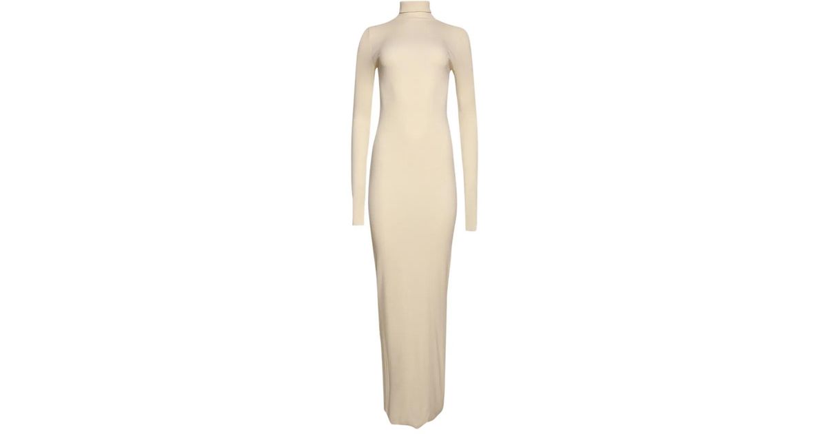 chinese dress ladies Long Sleeve Turtleneck Maxi