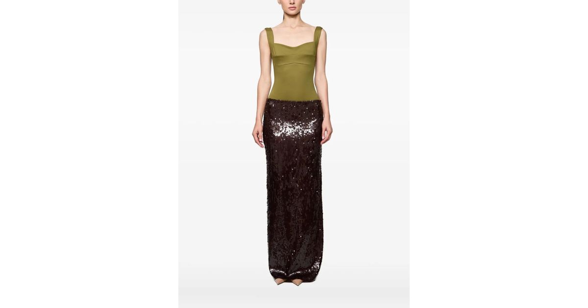 Atu Body Couture Corset-Style Bodysuit in Green | Lyst