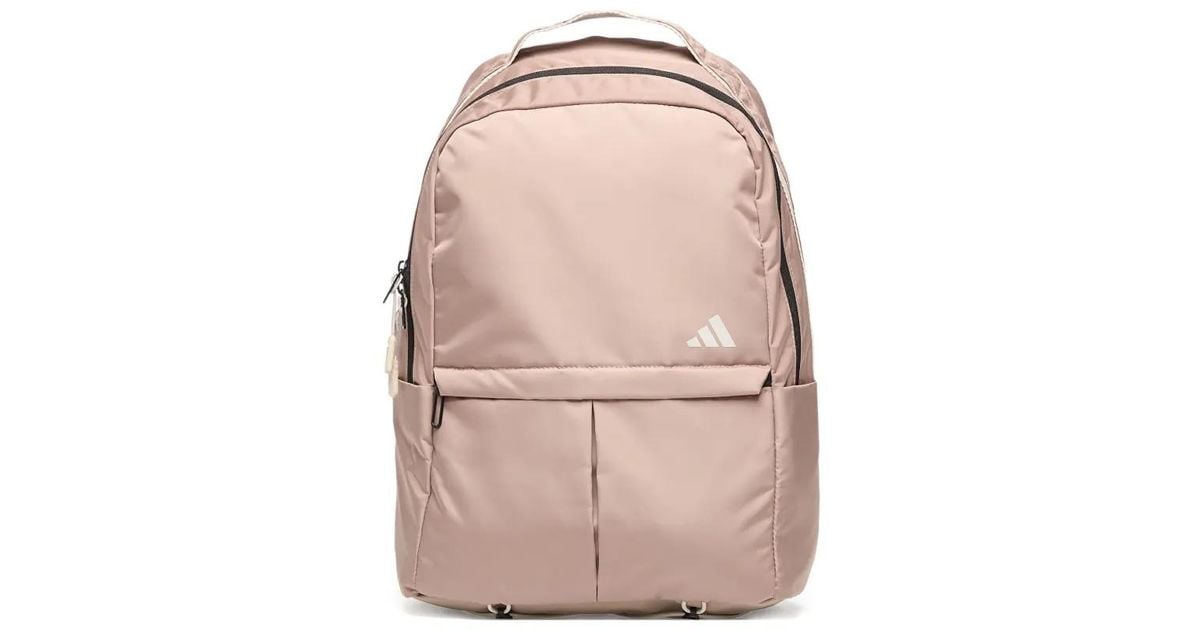 Mochila Yoga con logo estampado de adidas de color Rosa Lyst