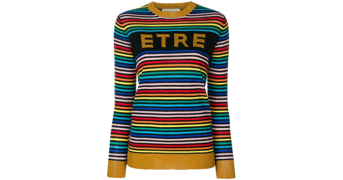 Être Cécile Striped Jumper | Lyst