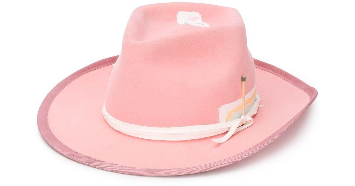 Nick Fouquet Wool Matchstick Fedora Hat 