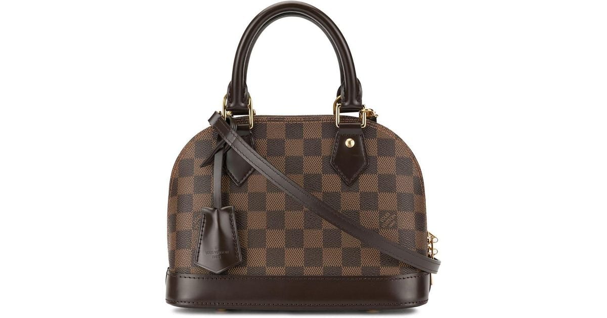 Louis Vuitton Pre Owned Alma Bb Handtas in het Bruin Lyst NL