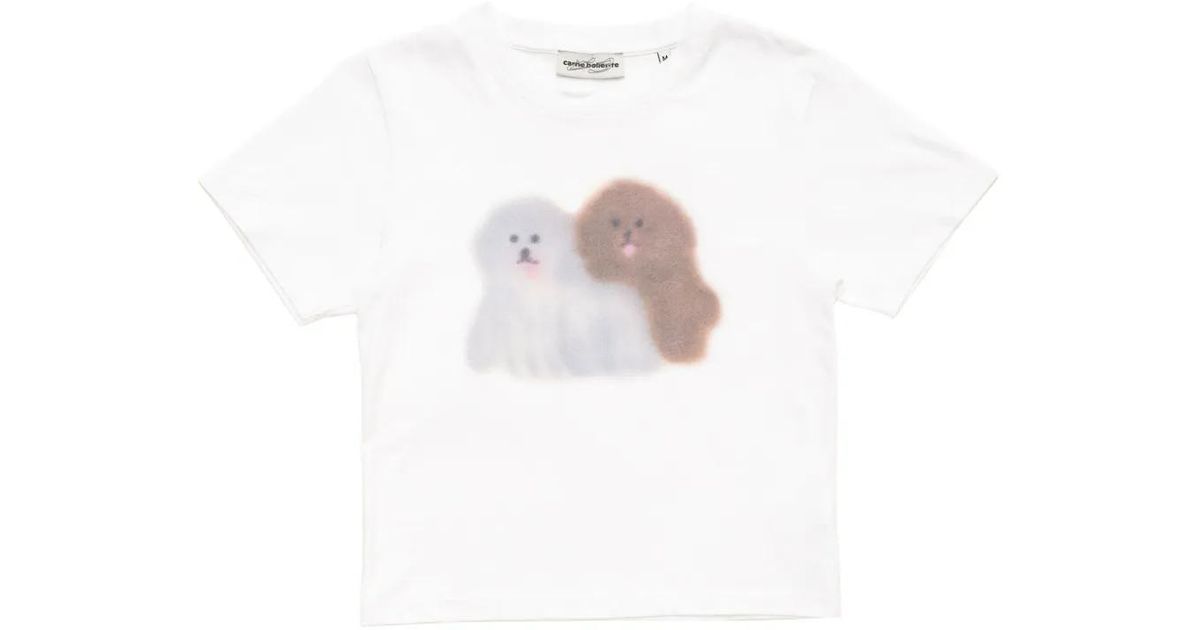 Carne Bollente Doggy Puppy Style T-Shirt in White | Lyst Canada