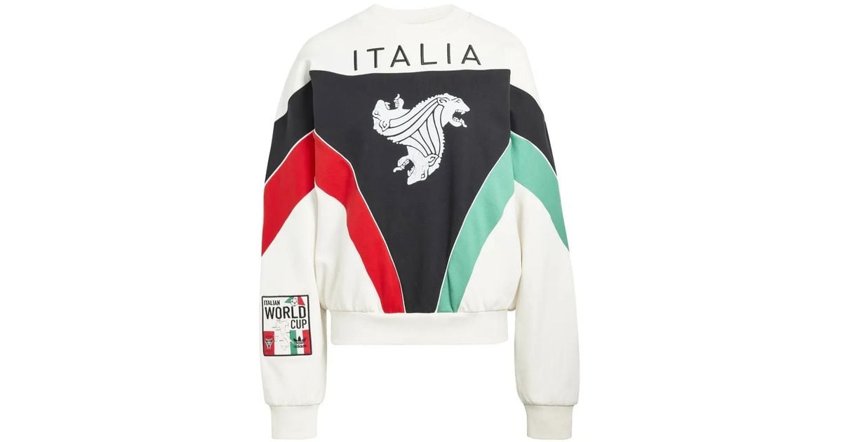 メンズ adidas Italia Coppa Del Mundo スウェットシャツ ホワイト | Lyst