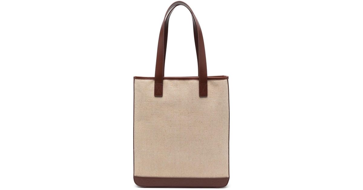 A.P.C. Canvas Tote Bag in Natural | Lyst