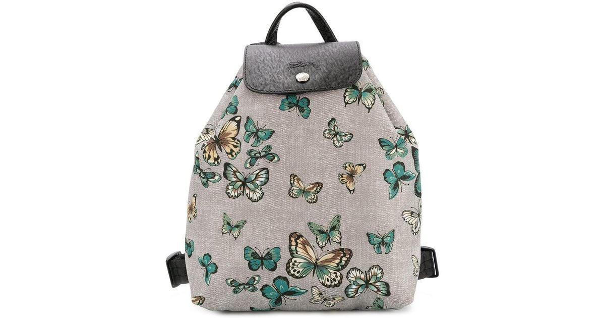 longchamp butterfly backpack