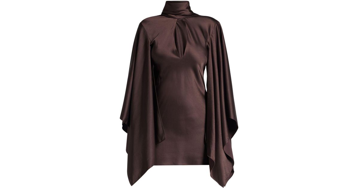 Significant Other Adriana Mini Dress in Brown | Lyst