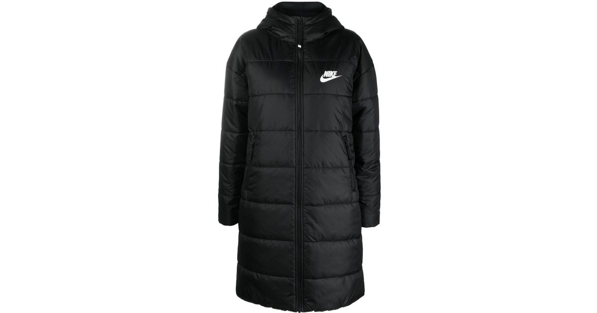 Buy Nike Black Sportswear Therma-fit Jacket - Black/black/white At