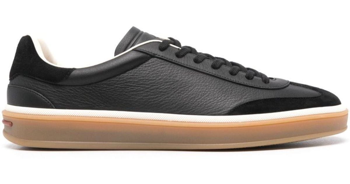 LP Tennis Walk Sneaker Black Suede 307247