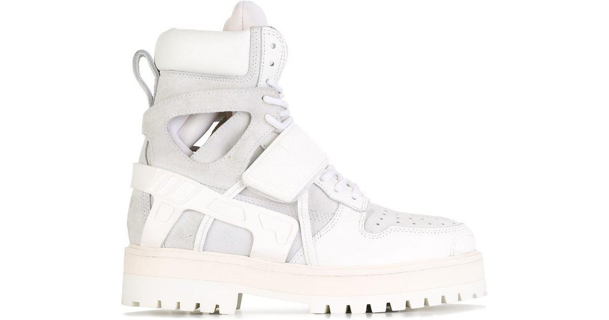 Hood By Air 'avalanche' Boots in White | Lyst