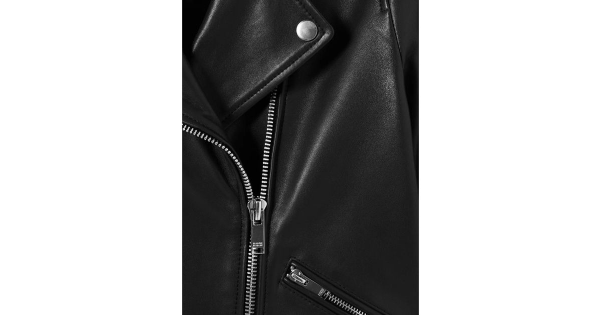 CLAUDIE PIERLOT レザー ライダースジャケット Claudie Pierlot レザー ライダースジャケット | ブラック