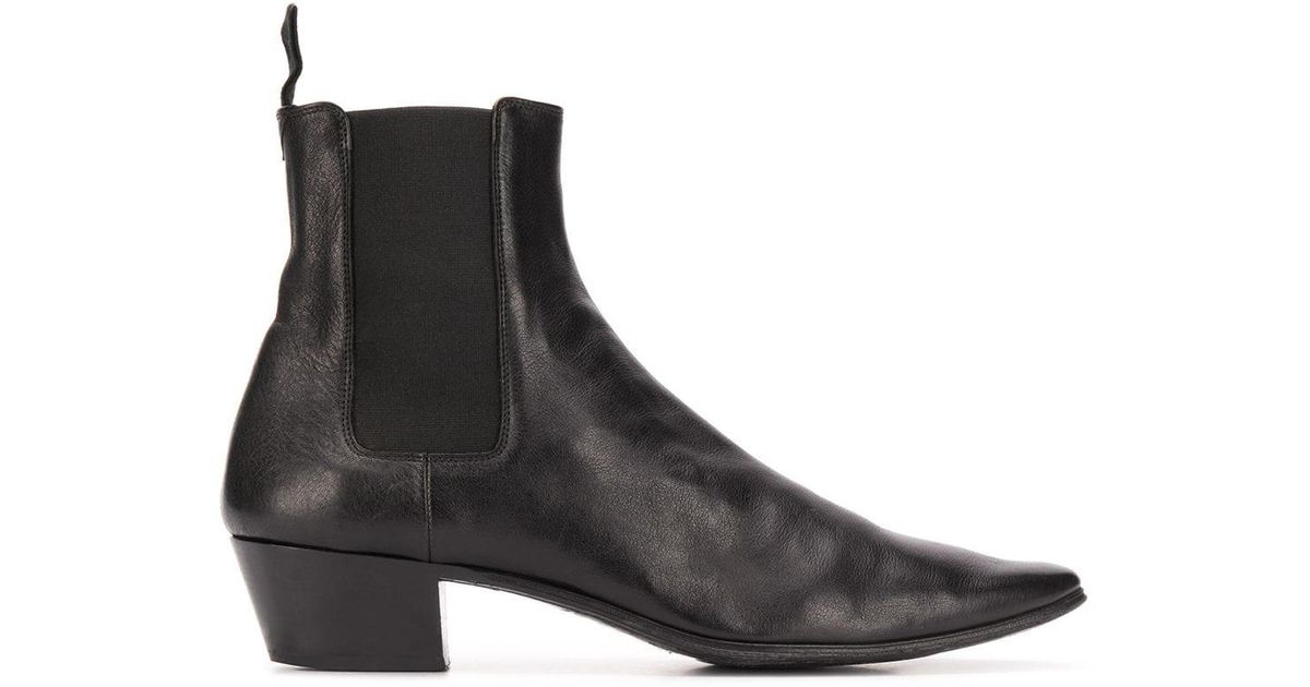 Saint Laurent Dylan 40mm Chelsea Boots in Black for Men | Lyst display picture 3