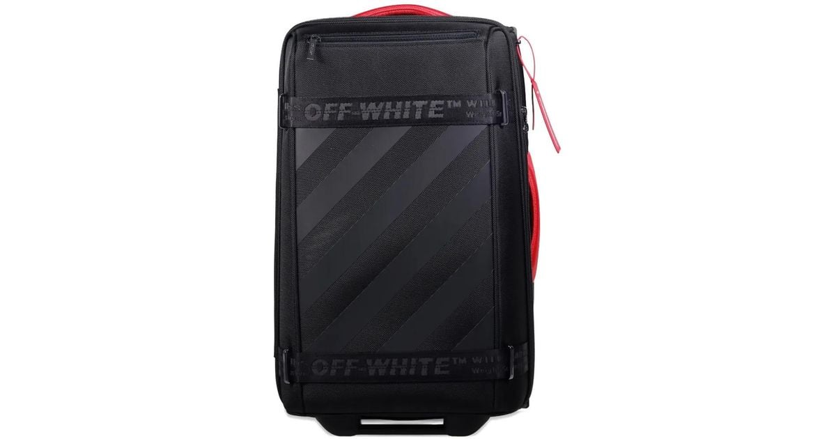 Suitcase Diagonal Off-White c/o Virgil Abloh Diagonal Stripe Suitcase in Black for Men | Lyst