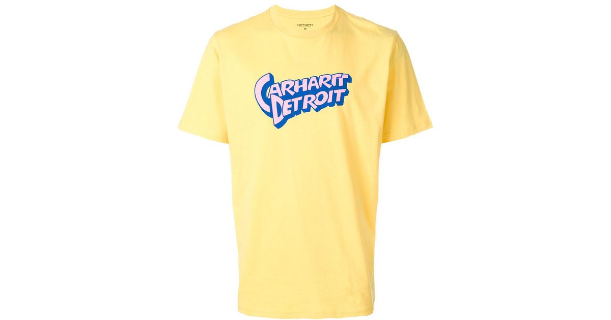 Carhartt Doctor Detroit T-shirt in Yellow for Men | Lyst