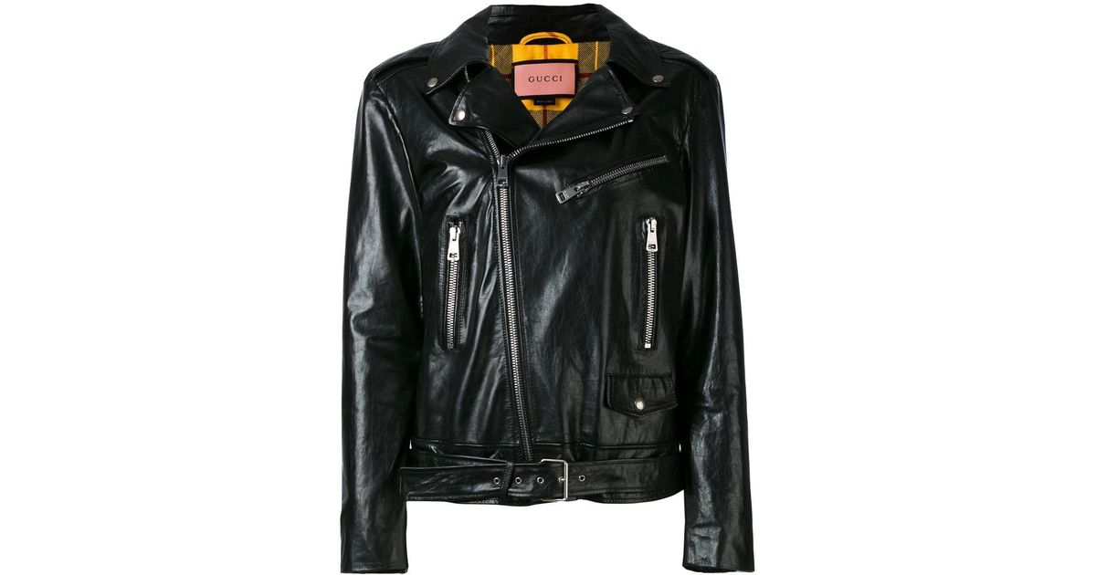 gucci ghost leather jacket