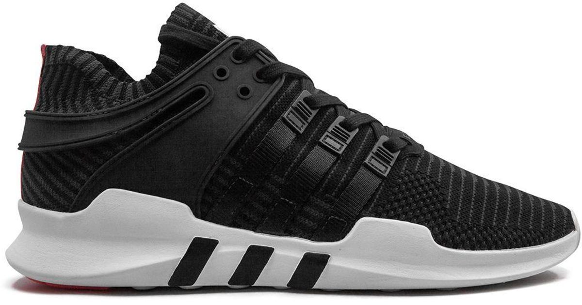 black eqt trainers