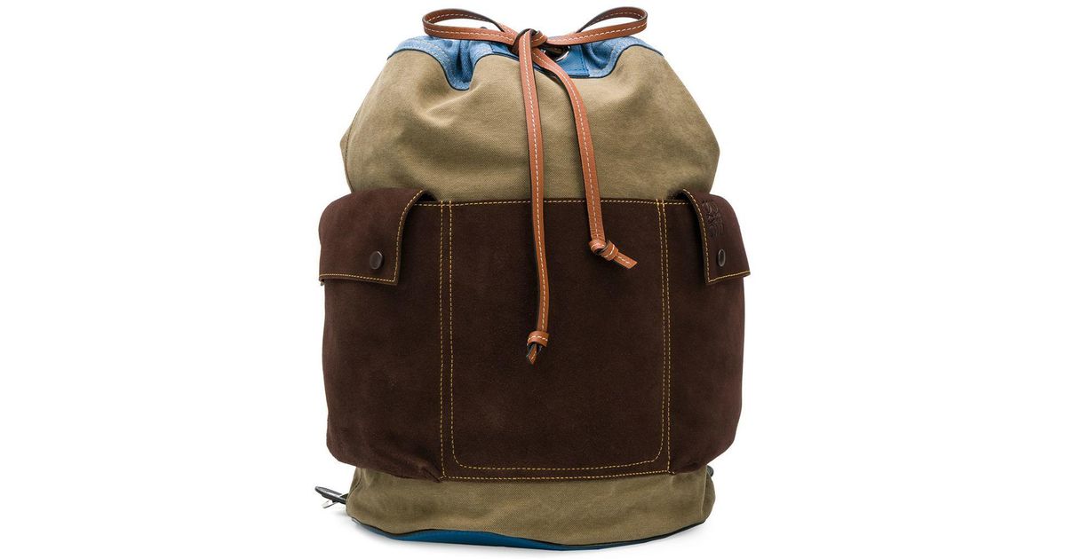 drawstring bucket backpack