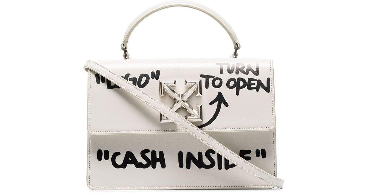Off-White c/o Virgil Abloh Jitney Cash Inside Bag in White | Lyst