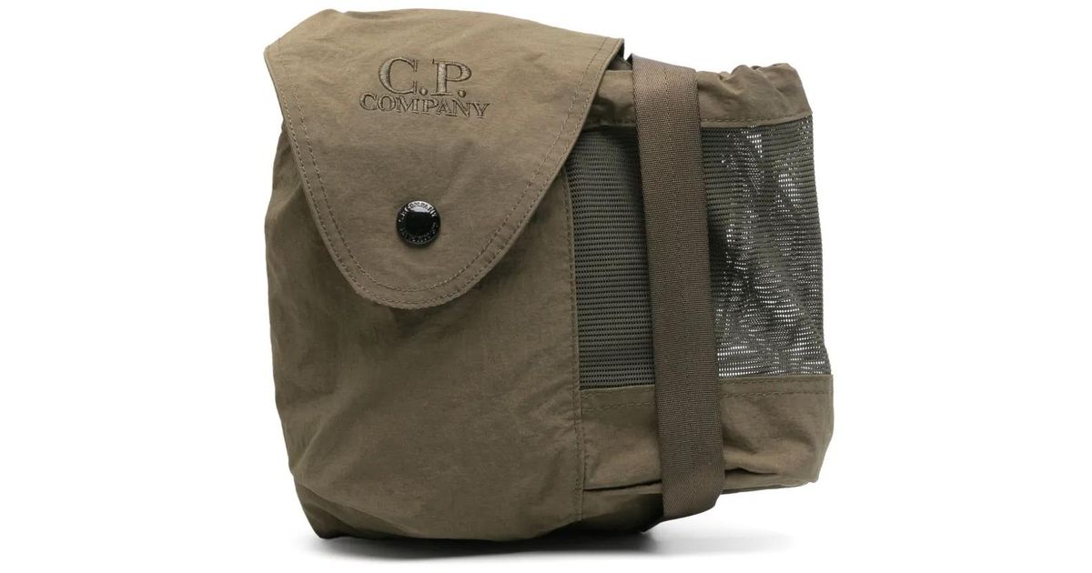 C.P. Company Men's Plain Paper Touch Backpack Black