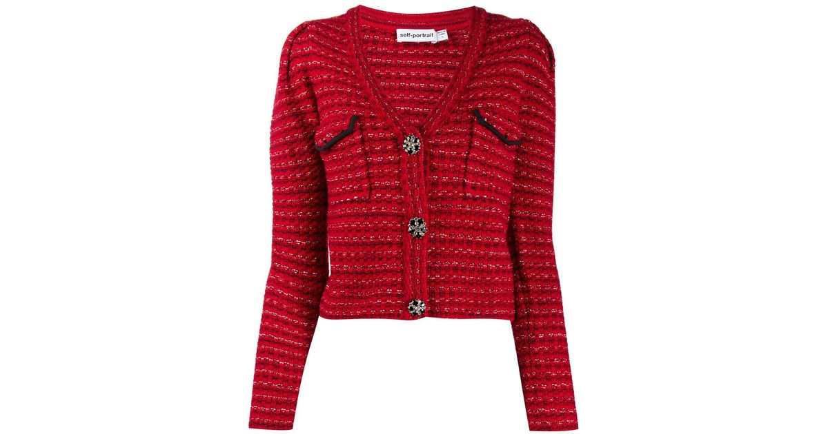 Self-Portrait Wool Melange Knit 