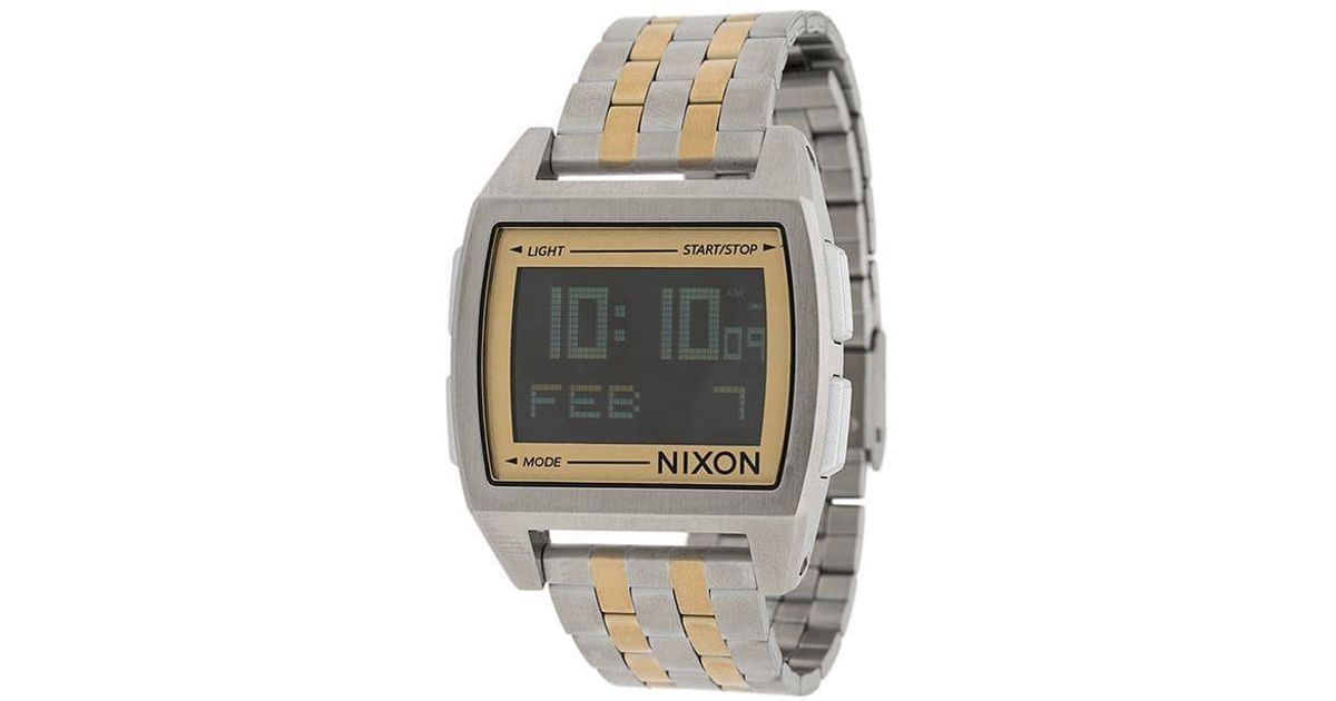 nixon base silver