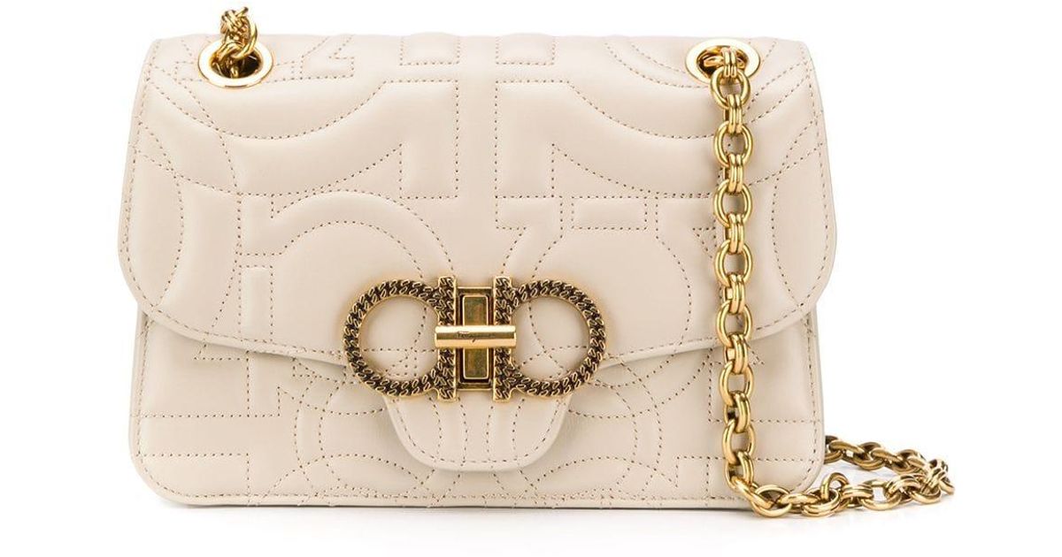 Ferragamo quilted gancini bag hot sale